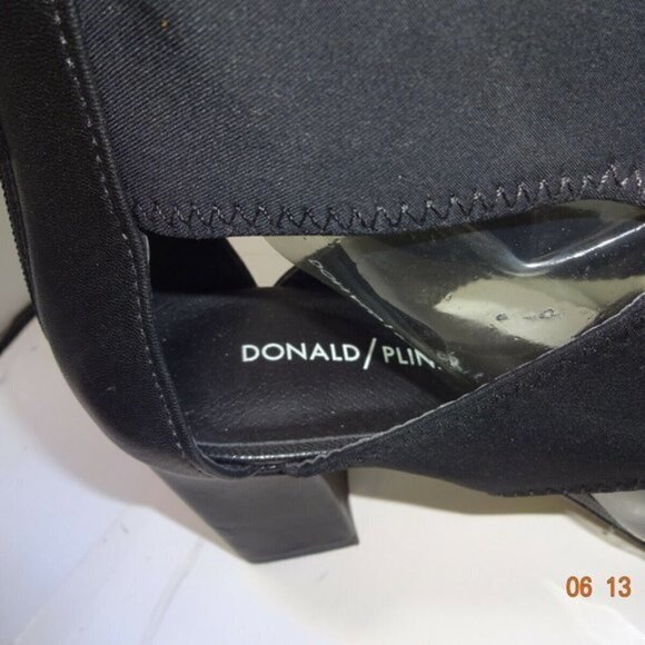 Donald Pliner Valeri-D Womens Size 7 M Black Heeled Block Sandals - Picture 6 of 9